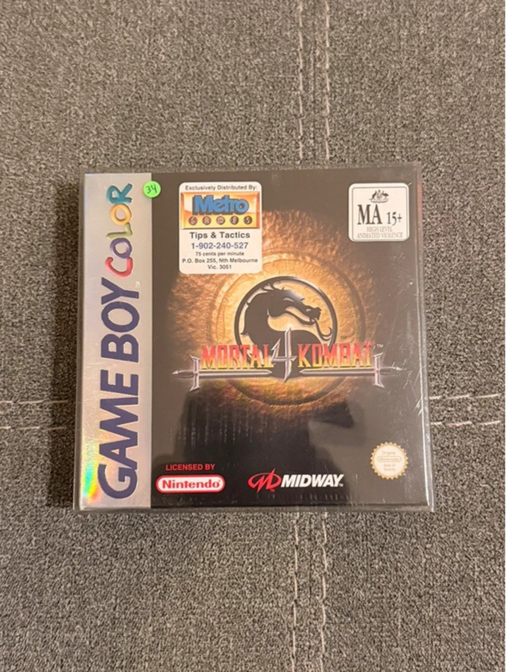 Mortal Kombat 4 (PAL) for Nintendo Gameboy Color